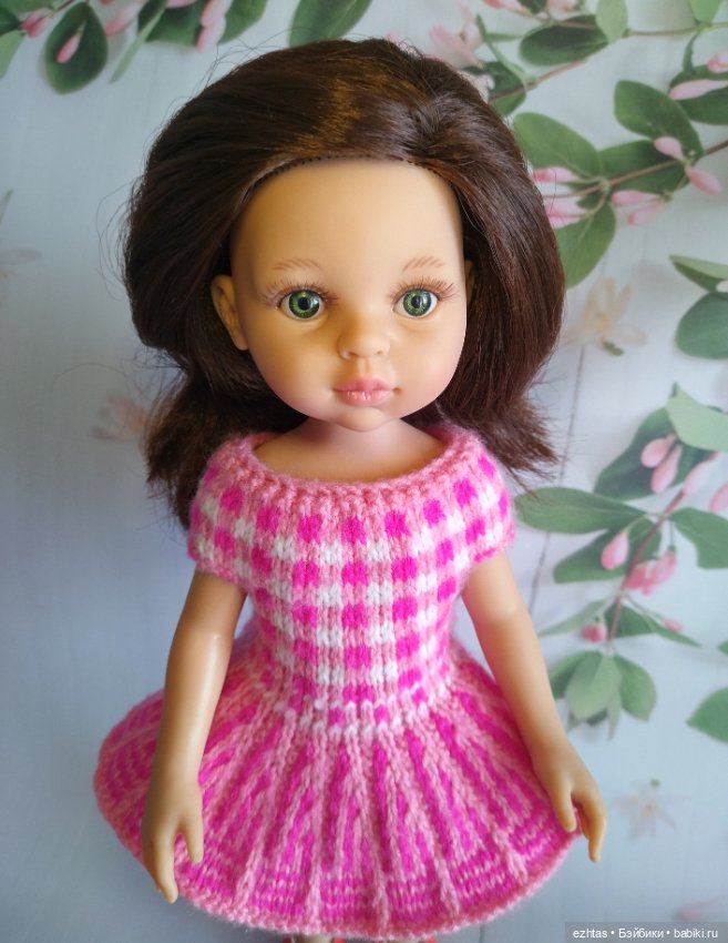 Розовое платье в клеточку (часть 1) (фото 5)