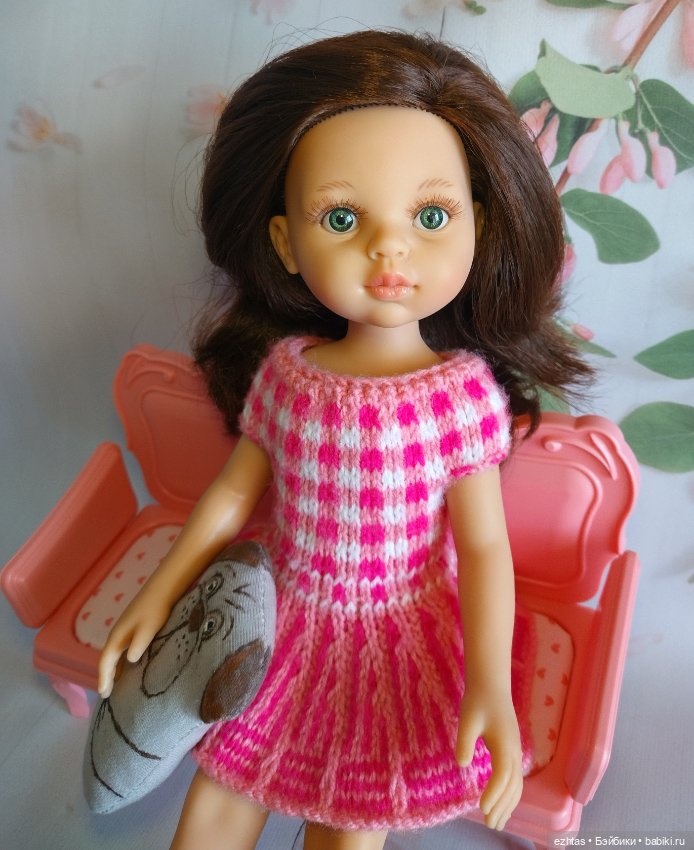 Розовое платье в клеточку (часть 1) (фото 10)