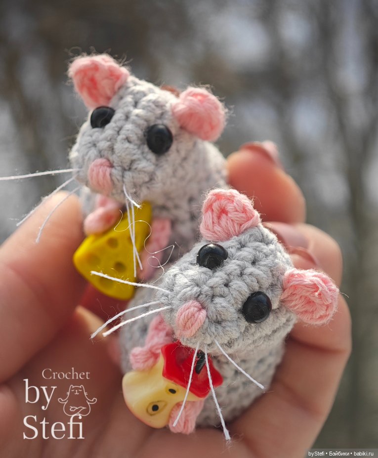 Соскучились? Я - да. Решила связать любимых мышатинок (фото 10)