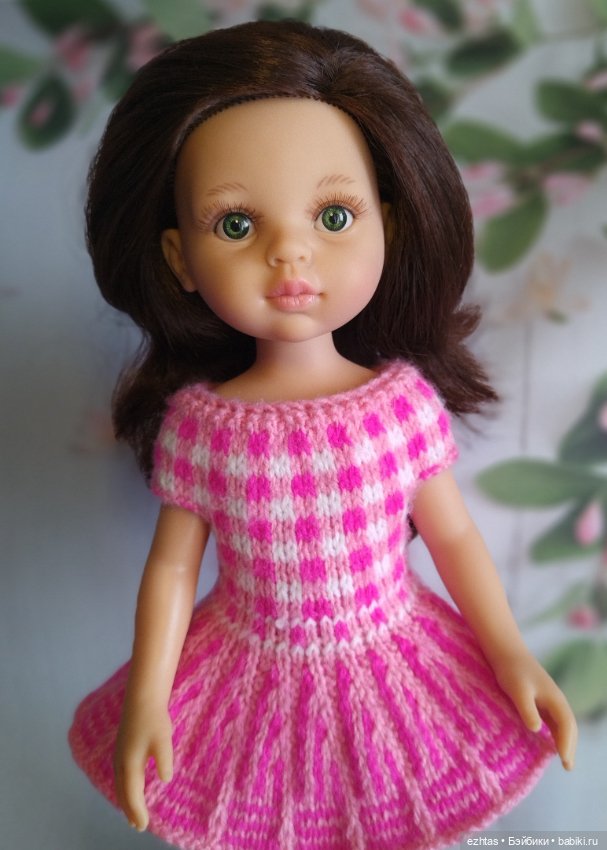 Розовое платье в клеточку (часть 1) (фото 4)