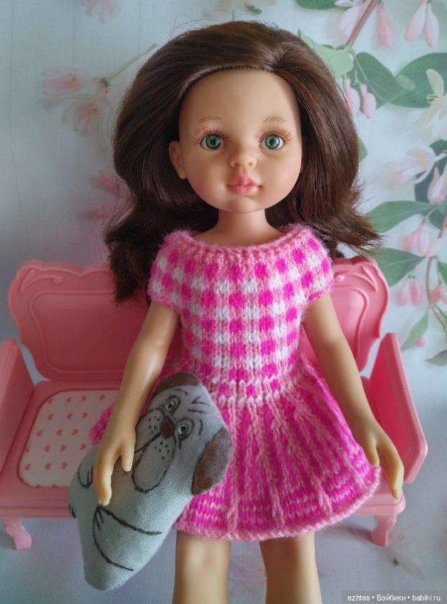 Розовое платье в клеточку (часть 1) (фото 9)