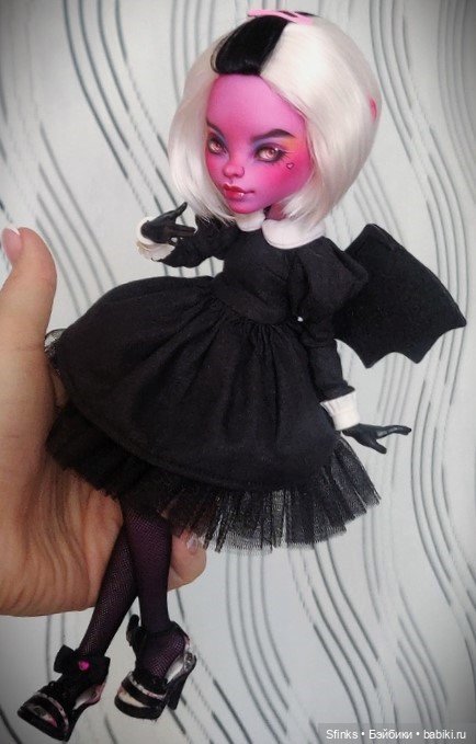 Летучая мышка — ООАК Monster High и Ever After High: репейнт (фото 3)