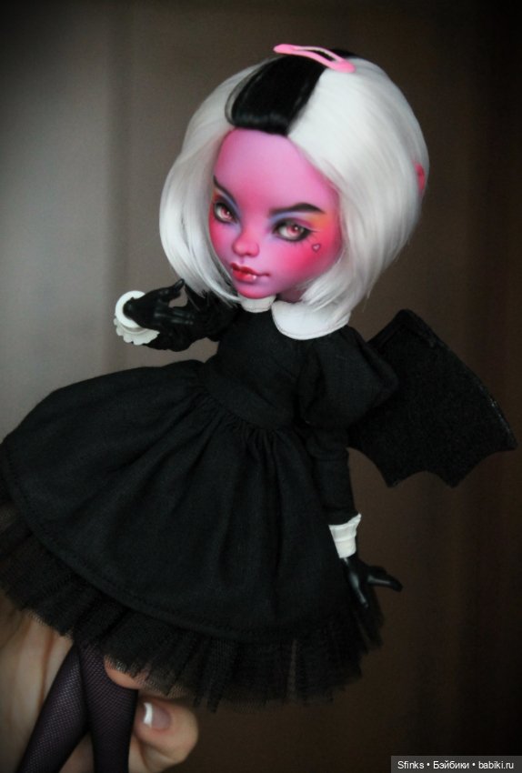 Летучая мышка — ООАК Monster High и Ever After High: репейнт (фото 10)