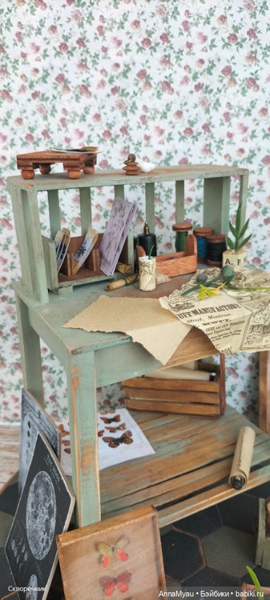 Стол мага герболога — Кукольная миниатюра своими руками: еда