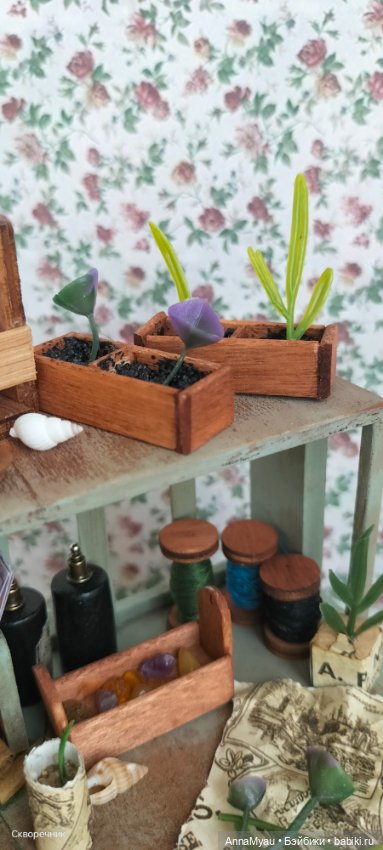 Стол мага герболога — Кукольная миниатюра своими руками: еда (фото 9)