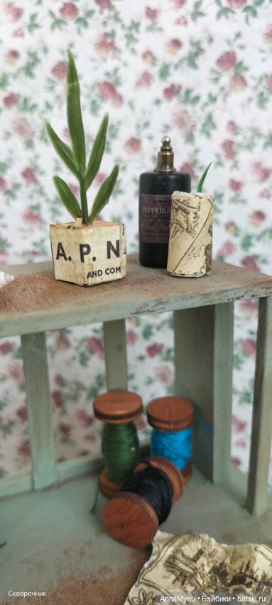 Стол мага герболога — Кукольная миниатюра своими руками: еда