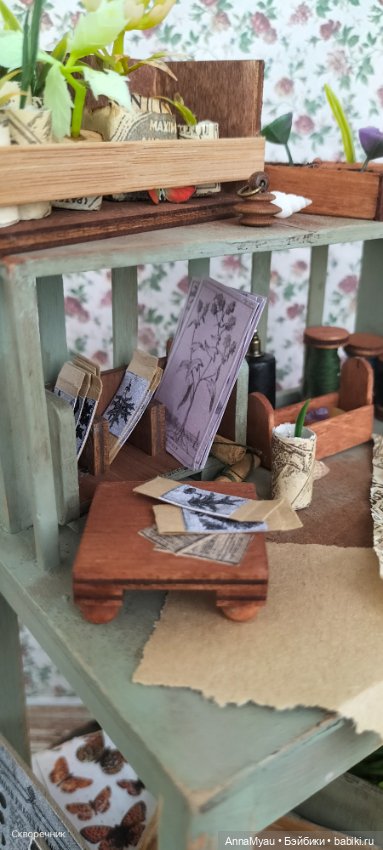 Стол мага герболога — Кукольная миниатюра своими руками: еда