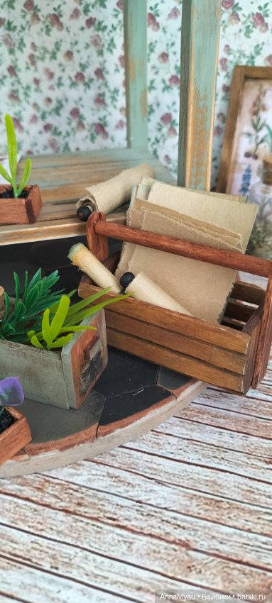 Стол мага герболога — Кукольная миниатюра своими руками: еда