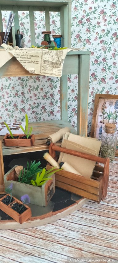 Стол мага герболога — Кукольная миниатюра своими руками: еда