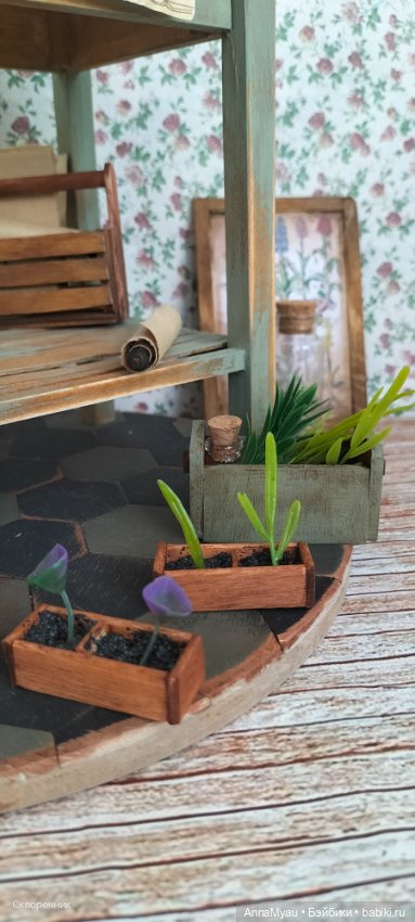 Стол мага герболога — Кукольная миниатюра своими руками: еда