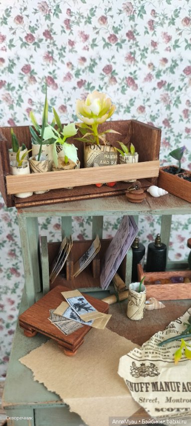 Стол мага герболога — Кукольная миниатюра своими руками: еда (фото 5)