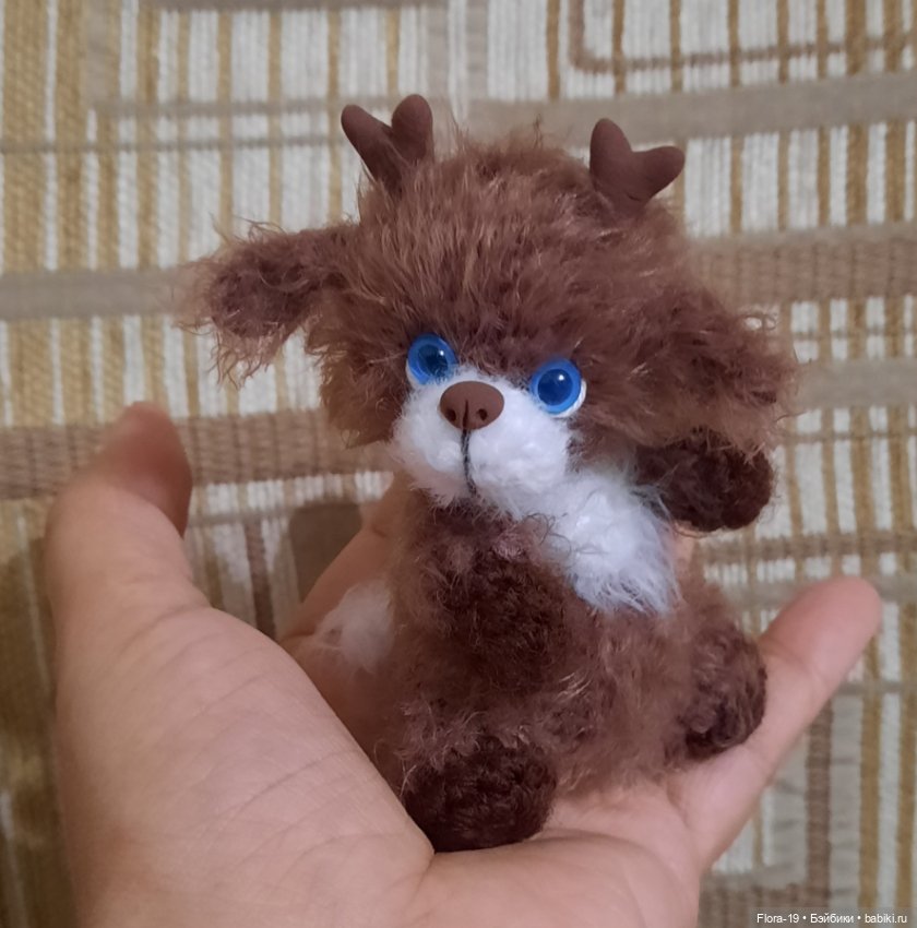 Олененок, совсем малыш — Вязаные игрушки и амигуруми: крючком (фото 2)