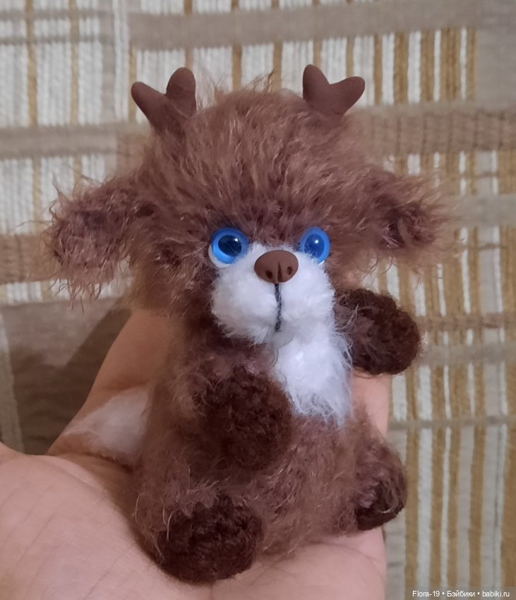 Олененок, совсем малыш — Вязаные игрушки и амигуруми: крючком (фото 4)