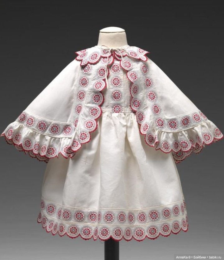 Платья для антикварных кукол с декором тесьмой, часть 2 (фото 8)