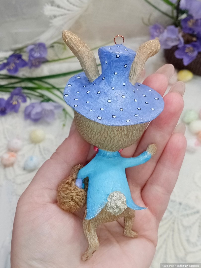 Пасхальный кролик — Лепка авторских игрушек и папье (фото 9)