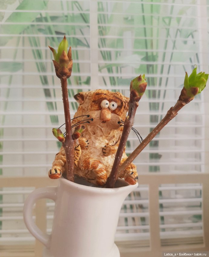 Привет, я кот — Лепка авторских игрушек и папье (фото 3)