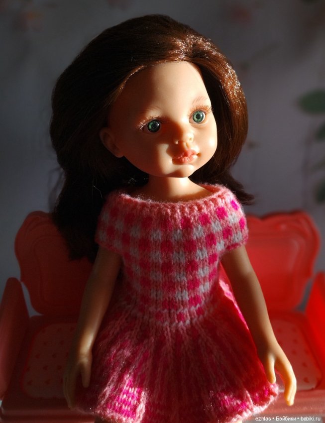 Розовое платье в клеточку (часть 2) (фото 7)