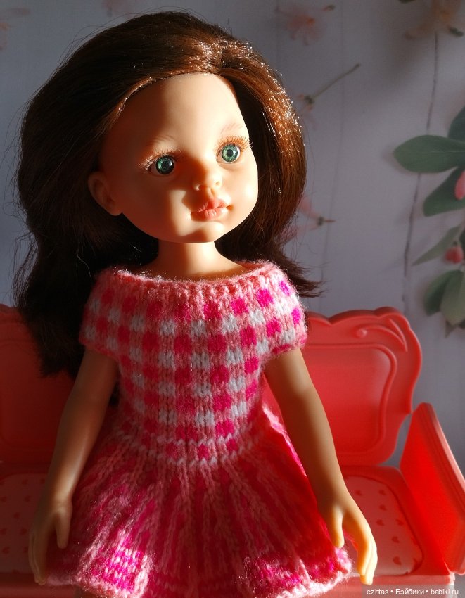 Розовое платье в клеточку (часть 2) (фото 2)