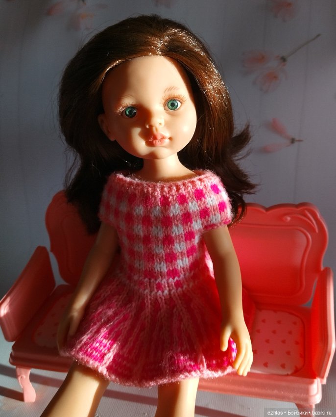 Розовое платье в клеточку (часть 2) (фото 5)