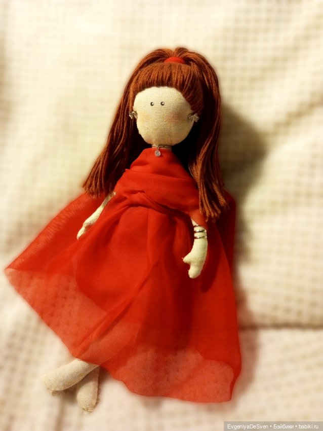 Моя первая кукла🌹❤️ — Авторские текстильные куклы: Вальдорфские (фото 3)