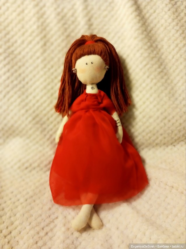 Моя первая кукла🌹❤️ — Авторские текстильные куклы: Вальдорфские (фото 4)