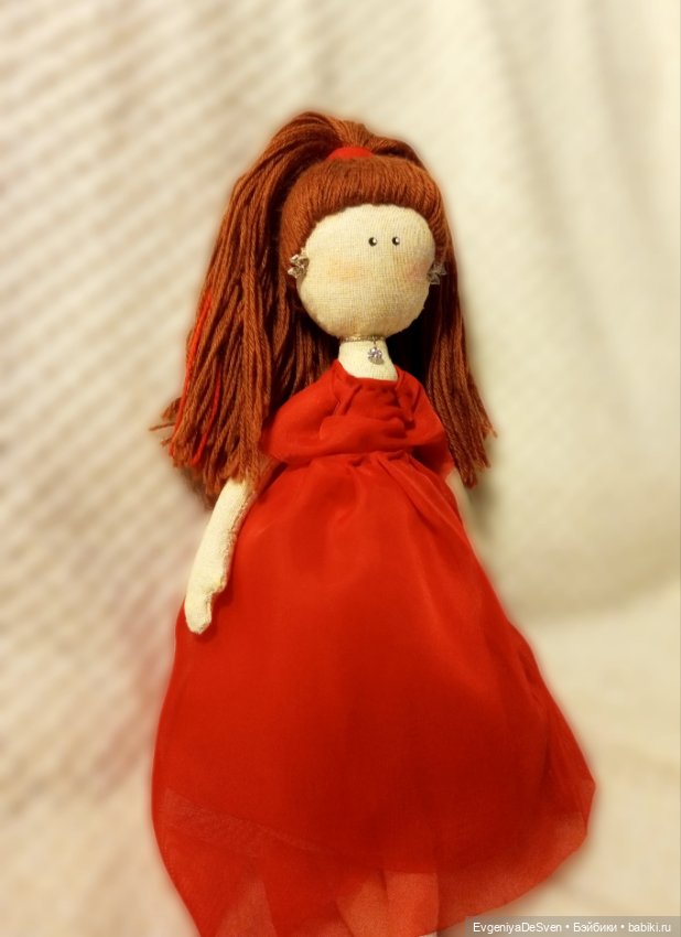 Моя первая кукла🌹❤️ — Авторские текстильные куклы: Вальдорфские (фото 2)