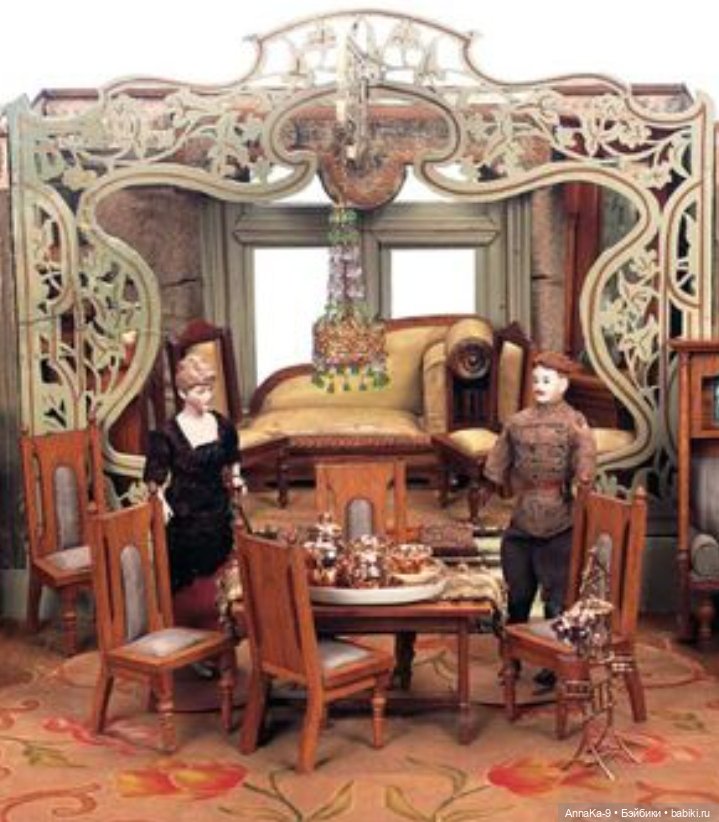 Сценки из кукольных домиков (фото 8)