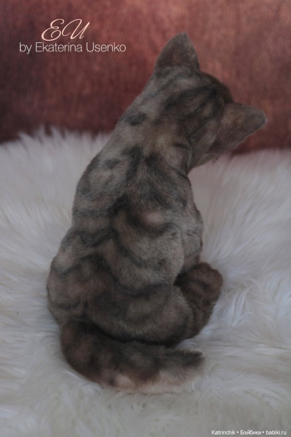 Весенний котенок — Авторские игрушки из разных материалов: синельная проволока (фото 7)