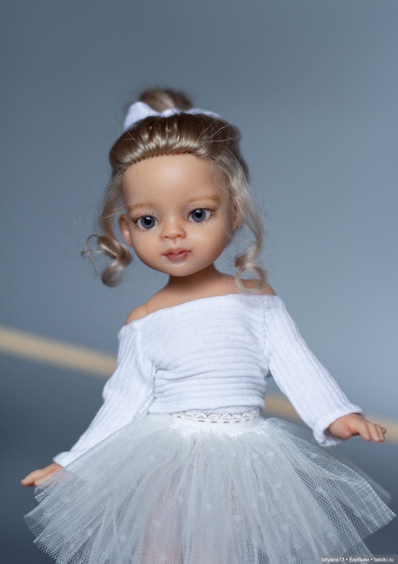 Маленькая Эва-танцовщица — ООАК Paola Reina (Паола Рейна) и испанских кукол: перерисовка (фото 8)