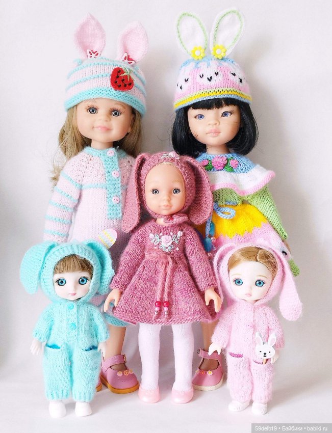 Зайки, зайчики, зайчата — Одежда и обувь для кукол своими руками: фото (фото 4)