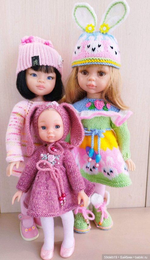 Зайки, зайчики, зайчата — Одежда и обувь для кукол своими руками: фото (фото 8)