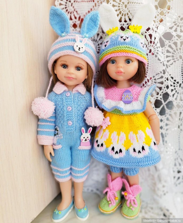Зайки, зайчики, зайчата — Одежда и обувь для кукол своими руками: фото