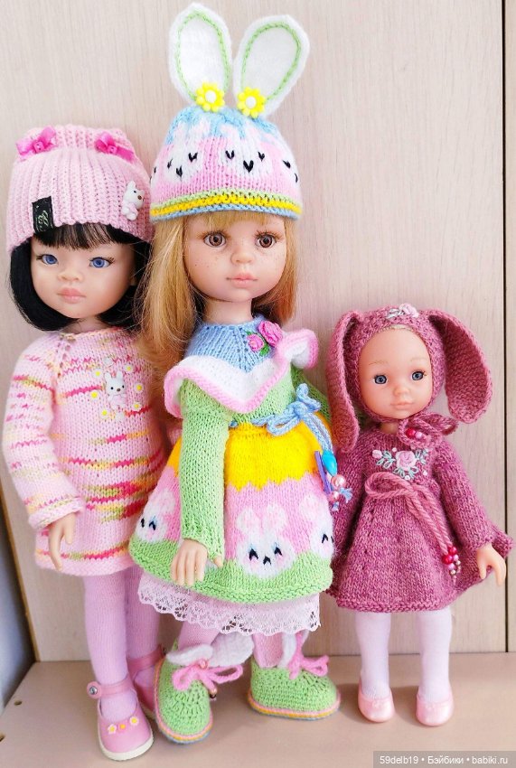 Зайки, зайчики, зайчата — Одежда и обувь для кукол своими руками: фото (фото 7)