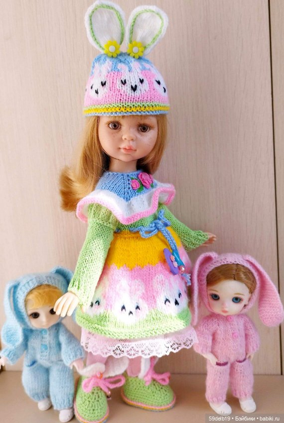 Зайки, зайчики, зайчата — Одежда и обувь для кукол своими руками: фото (фото 6)