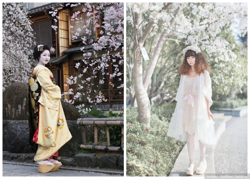 Харадзюку, кимоно, Ханами