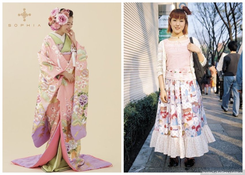 Харадзюку, кимоно, Ханами