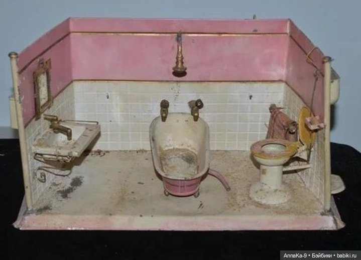 Ванная комната для антикварных mignonette