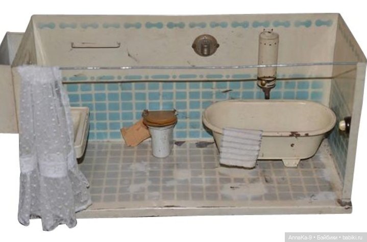 Ванная комната для антикварных mignonette