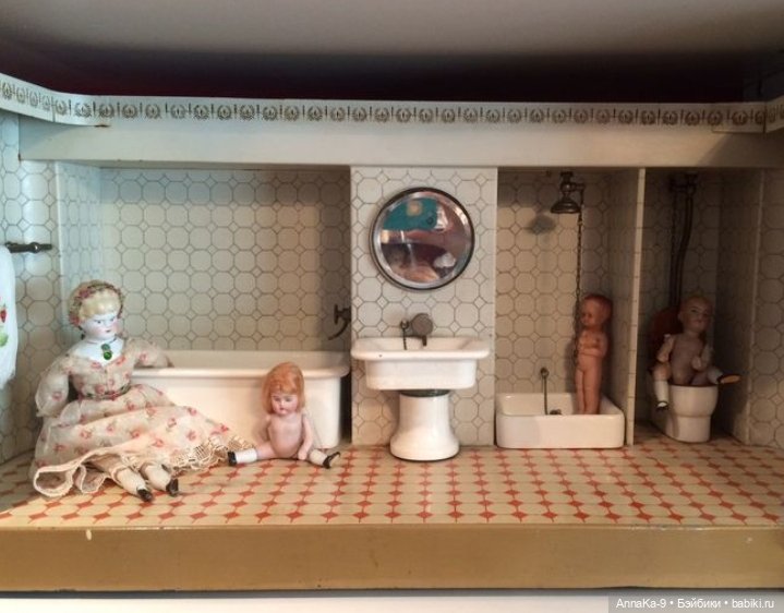 Ванная комната для антикварных mignonette