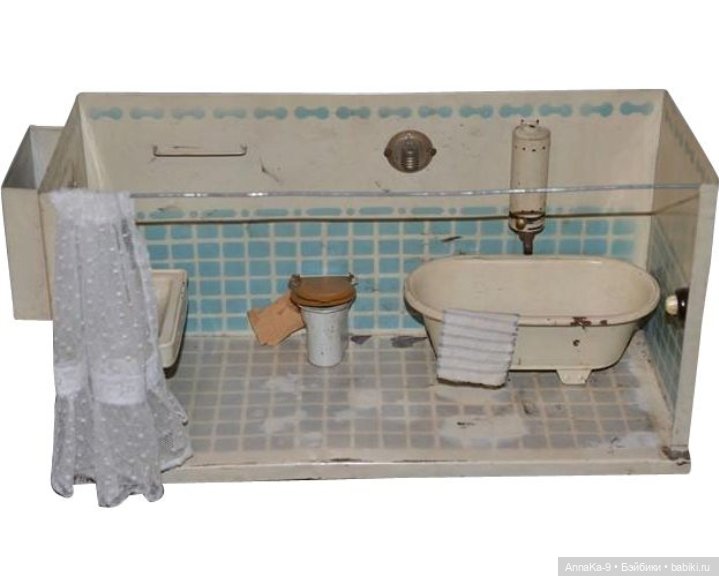 Ванная комната для антикварных mignonette