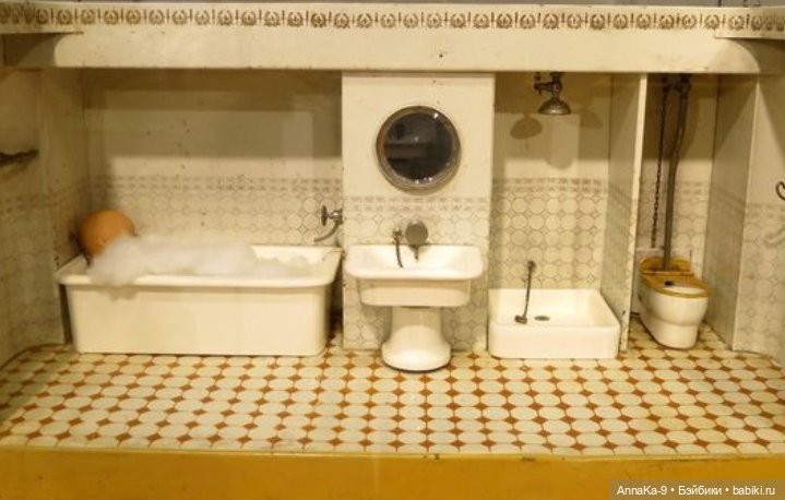 Ванная комната для антикварных mignonette