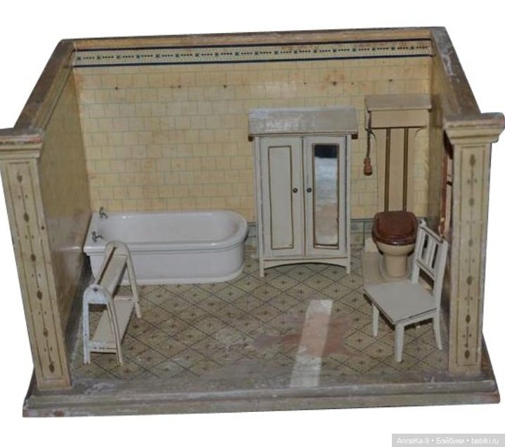 Ванная комната для антикварных mignonette (фото 10)