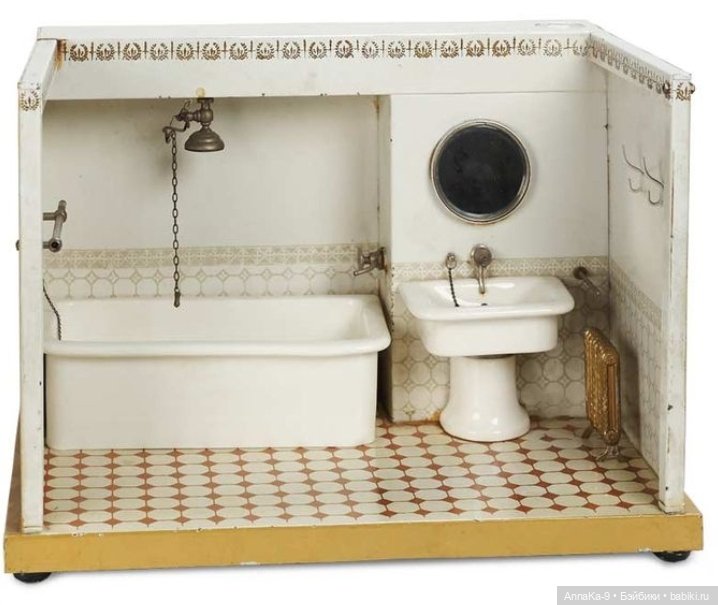 Ванная комната для антикварных mignonette