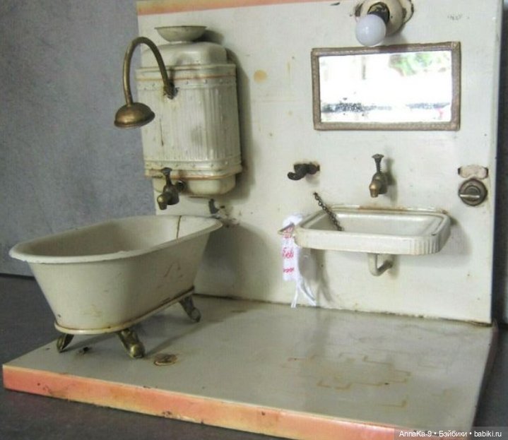 Ванная комната для антикварных mignonette