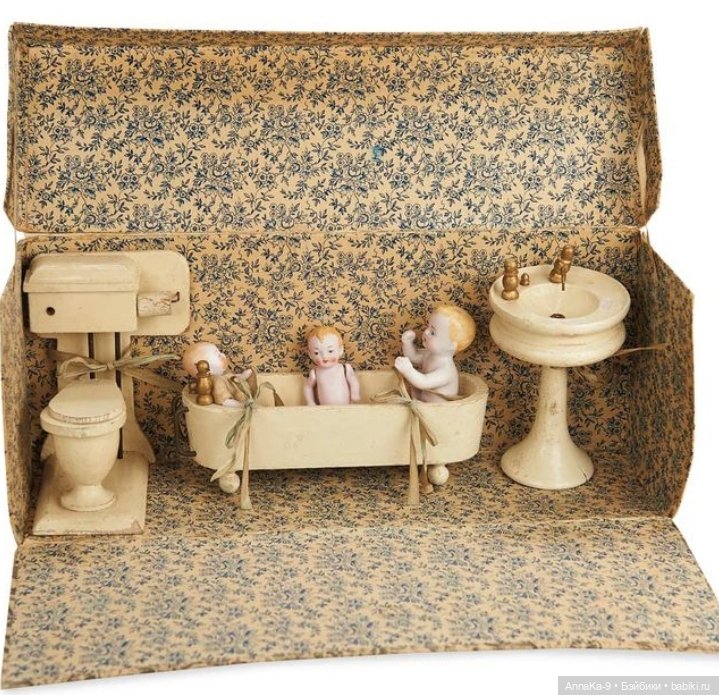 Ванная комната для антикварных mignonette