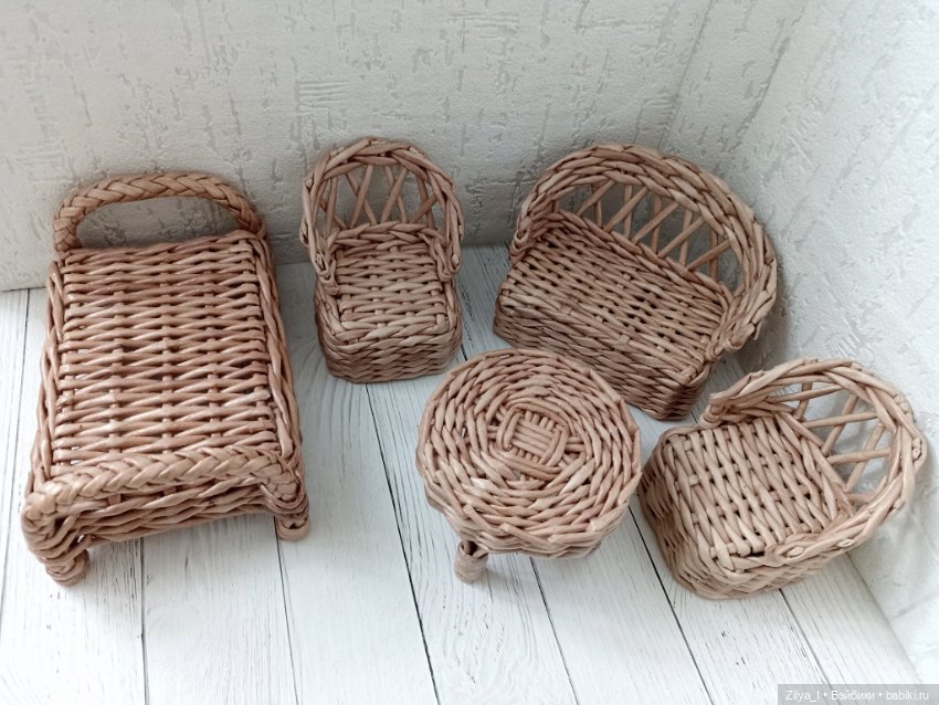 Плетёная мебель для мелких (фото 2)