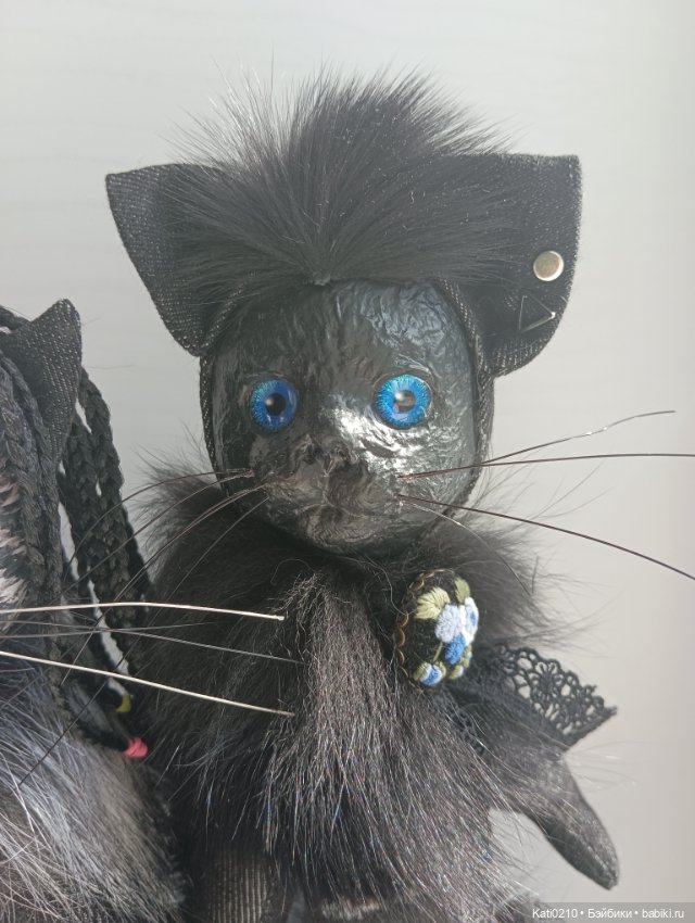 Котики-готики(джинсовые игрушки (фото 6)