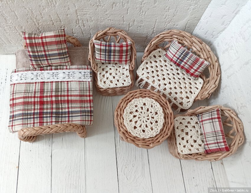 Плетёная мебель для мелких