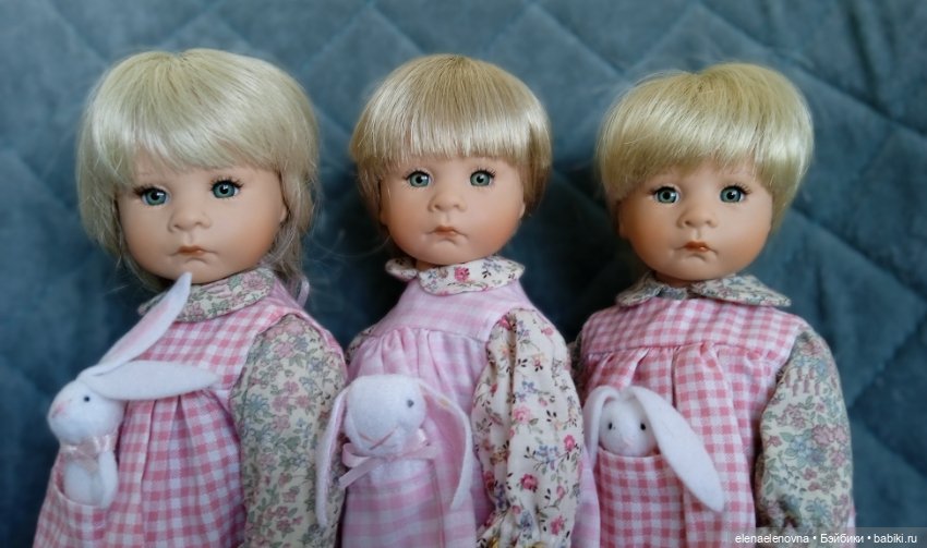 Тройняшки Peek a bunny, Julie Good-Kruger