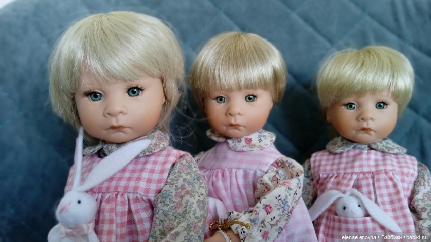 Тройняшки Peek a bunny, Julie Good-Kruger